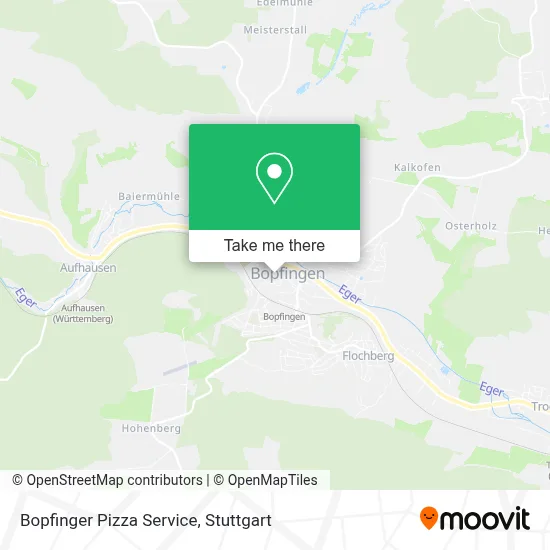 Bopfinger Pizza Service map