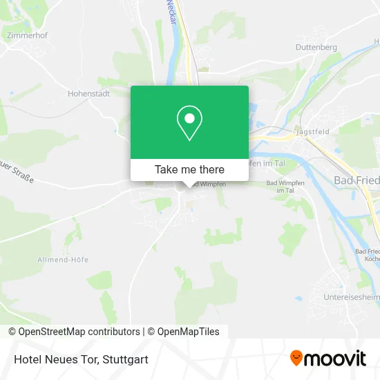 Hotel Neues Tor map