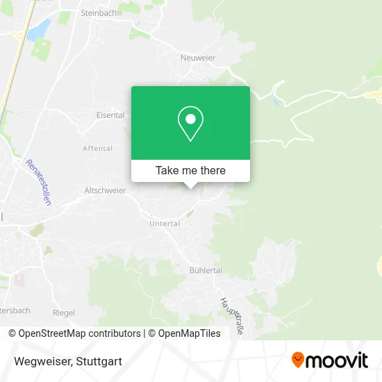 Wegweiser map