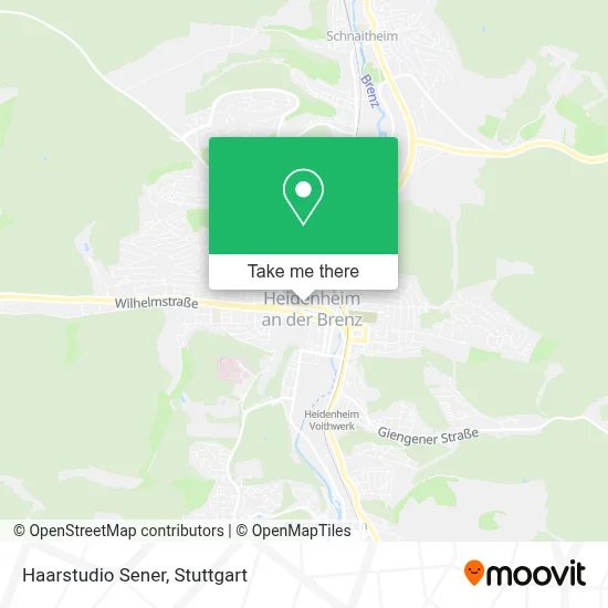 Haarstudio Sener map