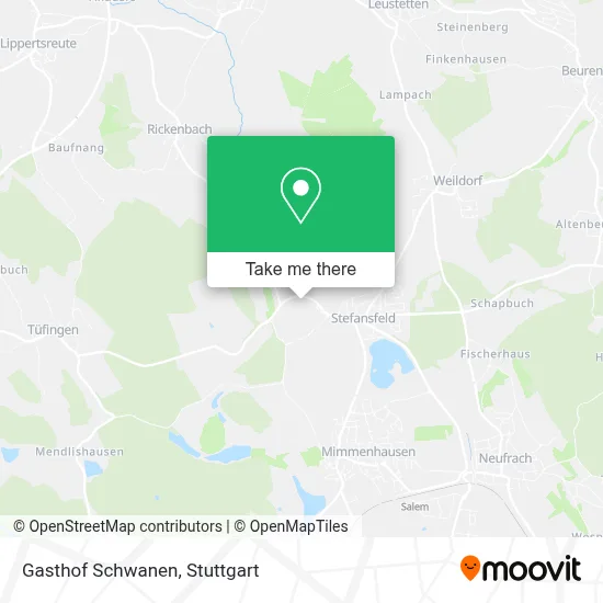 Gasthof Schwanen map