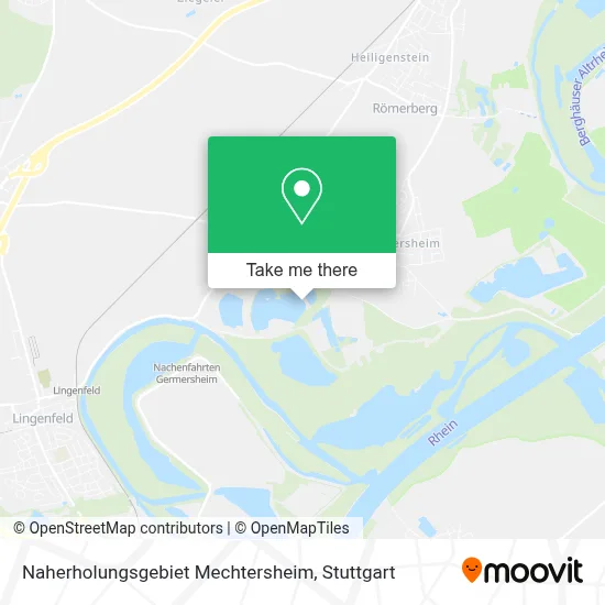 Naherholungsgebiet Mechtersheim map