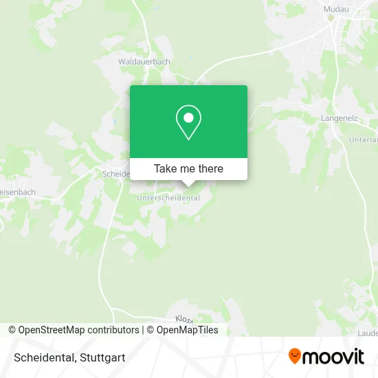 Scheidental map