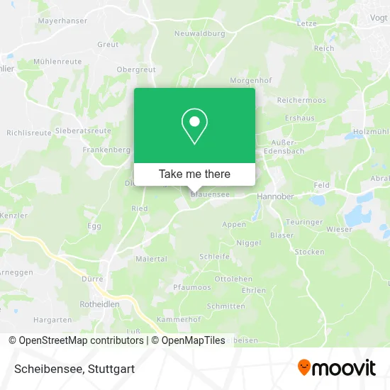 Scheibensee map