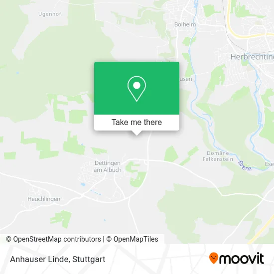 Anhauser Linde map