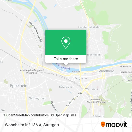 Wohnheim Inf 136 A map