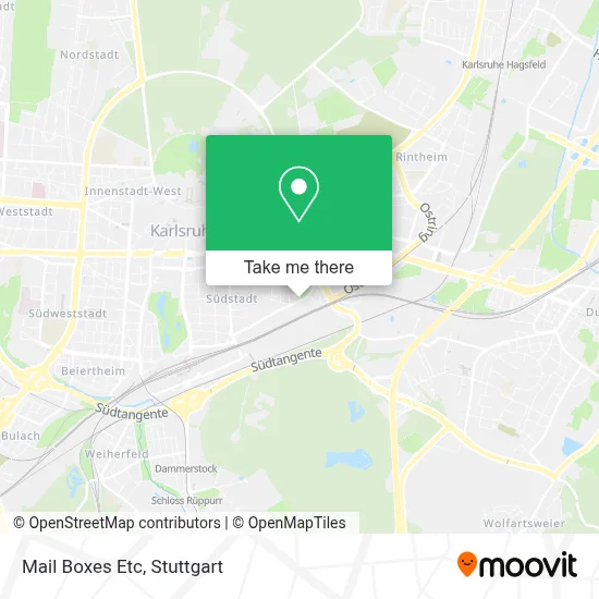 Mail Boxes Etc map