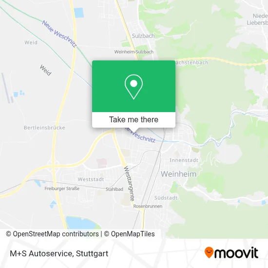 M+S Autoservice map