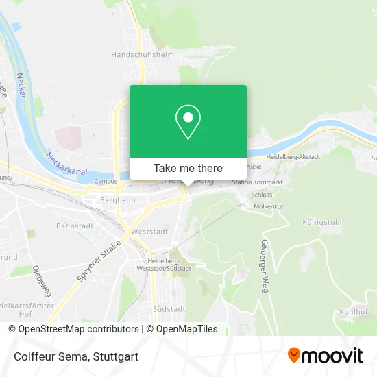 Coiffeur Sema map