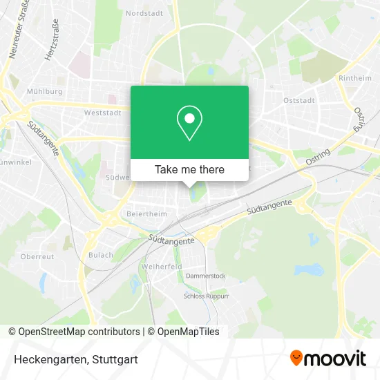 Heckengarten map