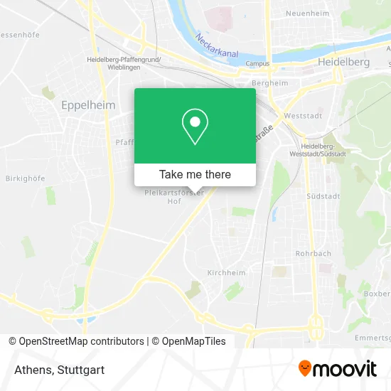 Athen map