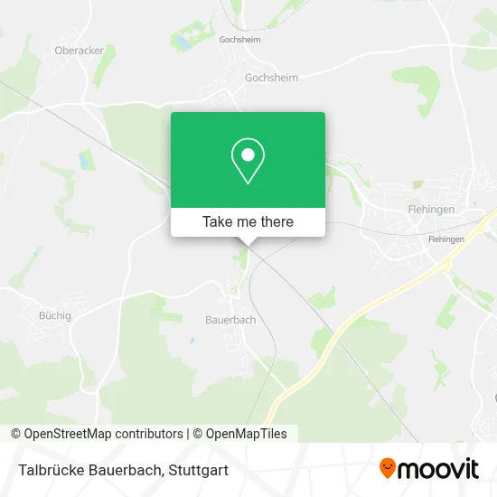 Talbrücke Bauerbach map