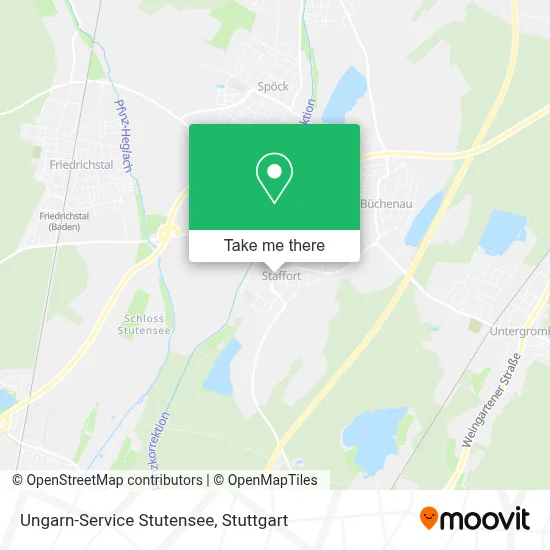 Ungarn-Service Stutensee map