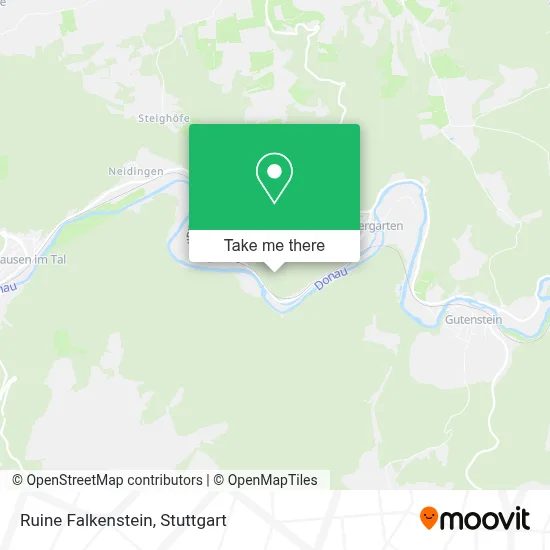 Ruine Falkenstein map