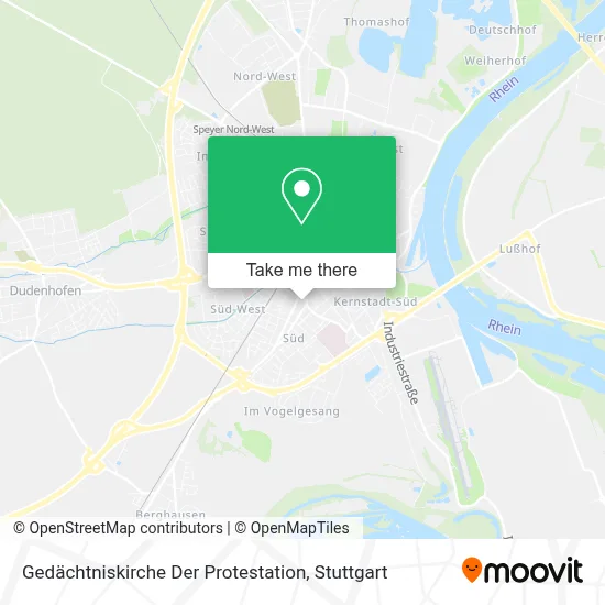 Gedächtniskirche Der Protestation map