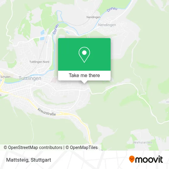Mattsteig map