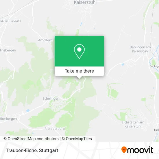 Trauben-Eiche map