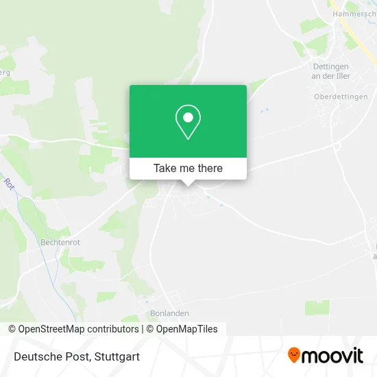 Deutsche Post map
