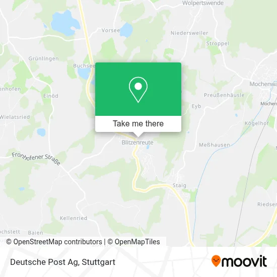 Deutsche Post Ag map
