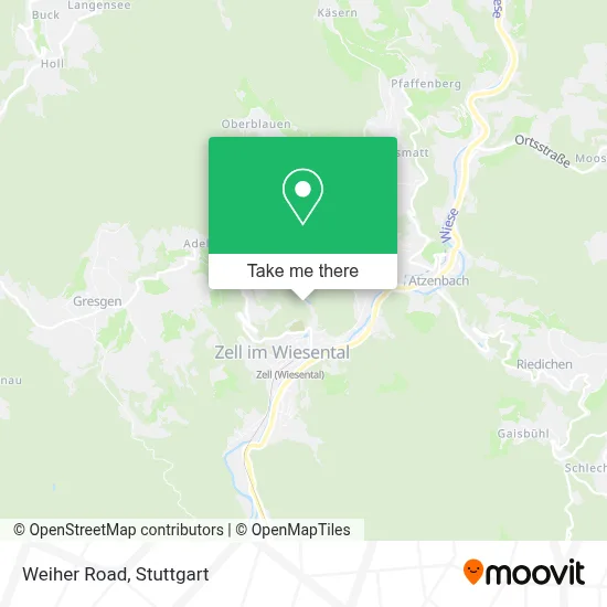 Weiherweg map