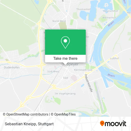 Sebastian Kneipp map