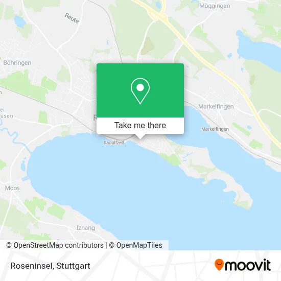 Roseninsel map