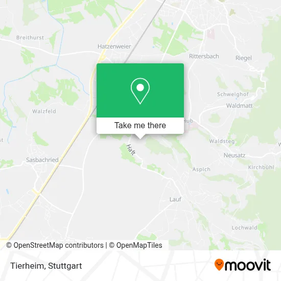 Tierheim map