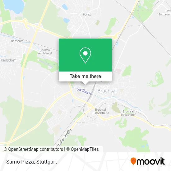 Samo Pizza map