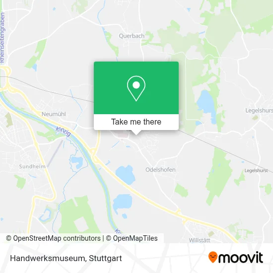 Handwerksmuseum map