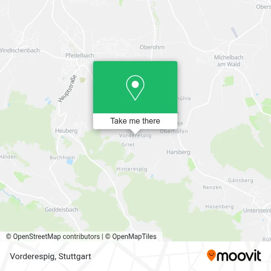 Vorderespig map