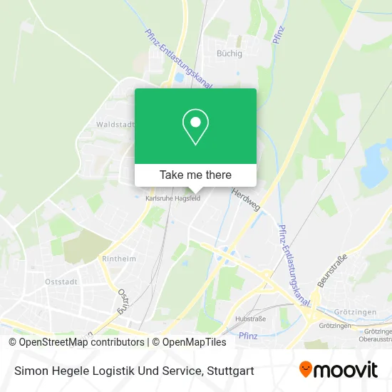 Simon Hegele Logistik Und Service map