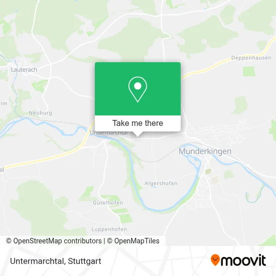 Untermarchtal map