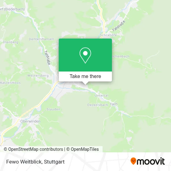 Fewo Weitblick map