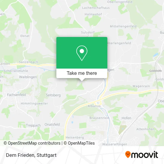 Dem Frieden map