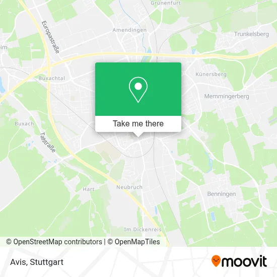 Avis map
