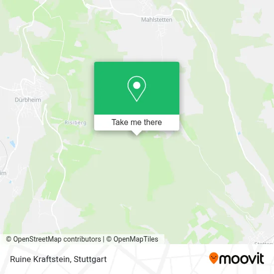 Ruine Kraftstein map