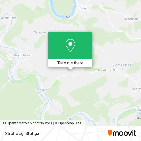 Strohweg map
