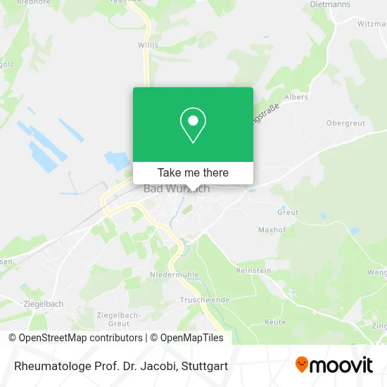Rheumatologe Prof. Dr. Jacobi map