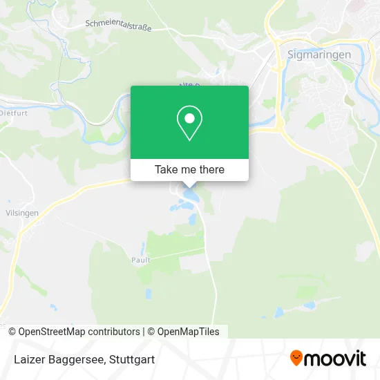 Laizer Baggersee map