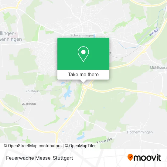 Feuerwache Messe map