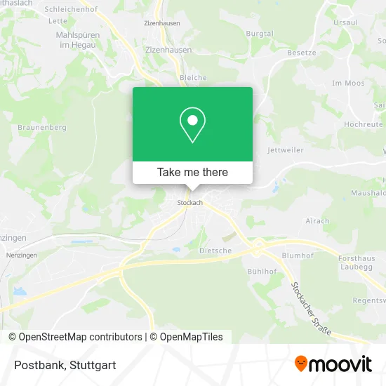 Postbank map
