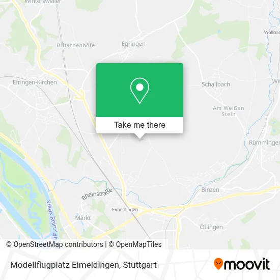 Modellflugplatz Eimeldingen map