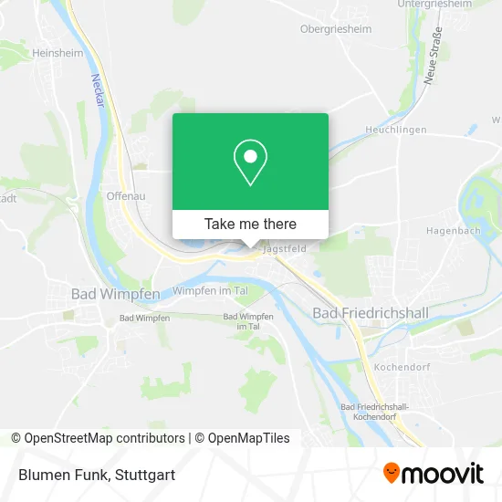 Blumen Funk map