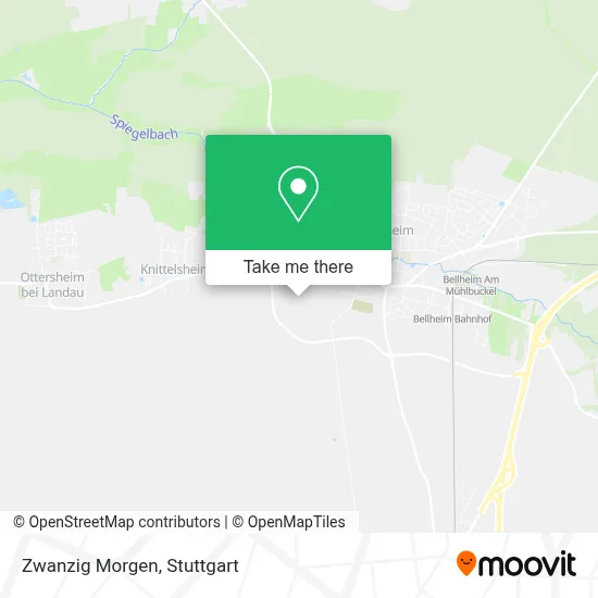 Zwanzig Morgen map