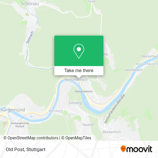 Alte Post map