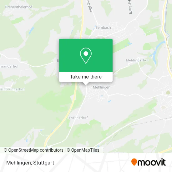 Mehlingen map