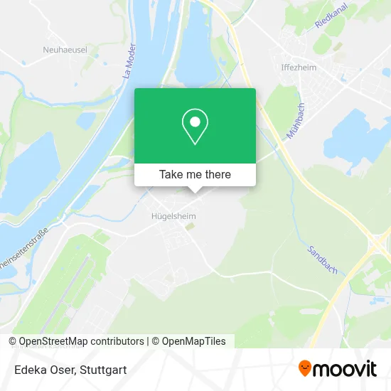 Edeka Oser map
