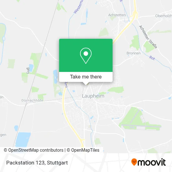 Packstation 123 map