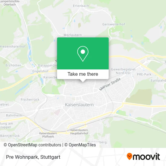 Pre Wohnpark map