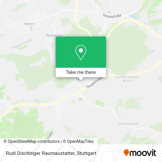 Rudi Dischinger Raumaustatter map